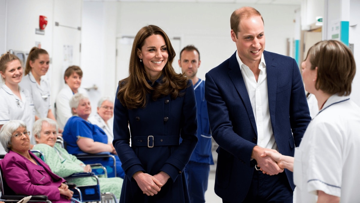 Księżna Kate i książę William wrócili do obowiązków po świątecznej przerwie. Odwiedzili londyński szpital